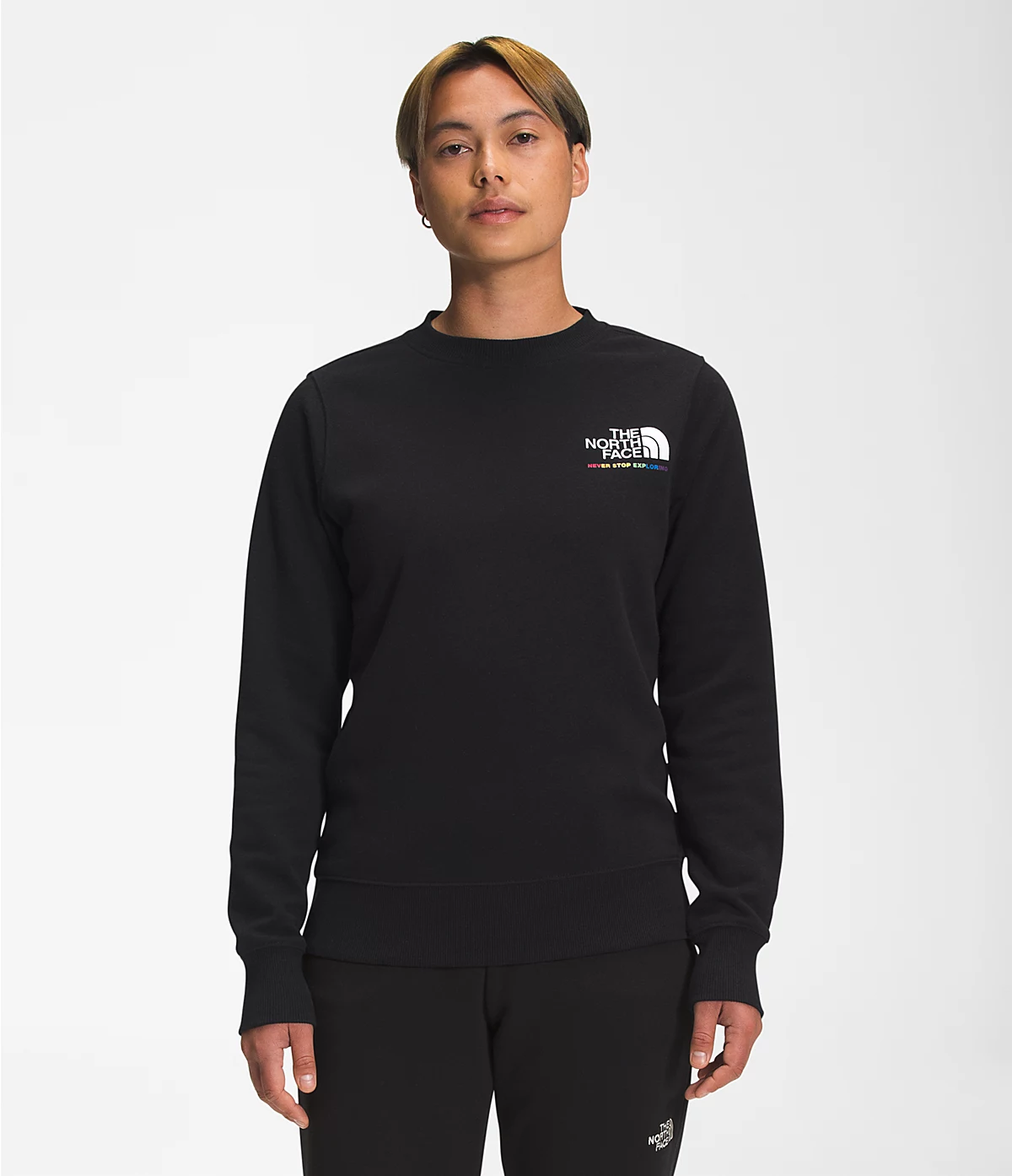 The North Face Pride Crew Sweatshirt Herren - Schwarz CH-989CDXH